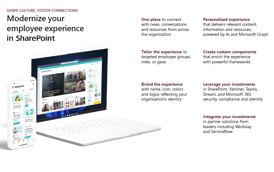 Modernize your employee experience in SharePoint